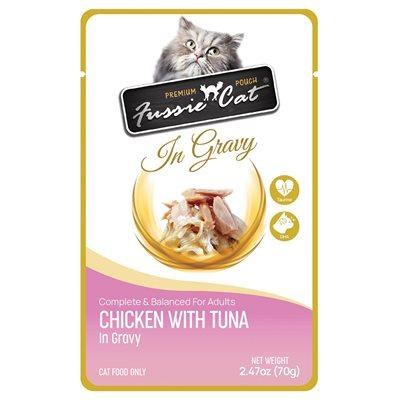 FussieCat Chick/Tuna Gravy 2.47oz