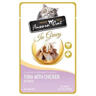 FussieCat Tuna/Chick Gravy 2.47oz