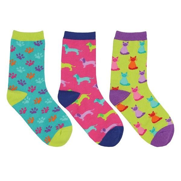 Kids Socks- Paws N Claws 3pk