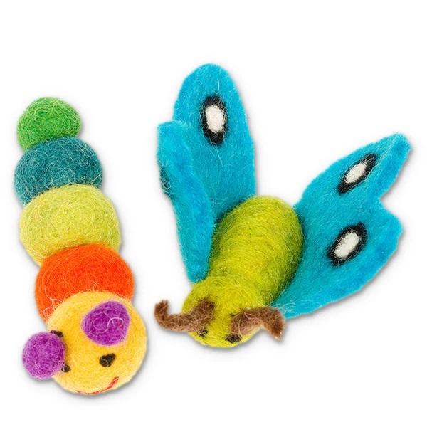 KarmaCat Caterpillar & Butterfly Set of 2
