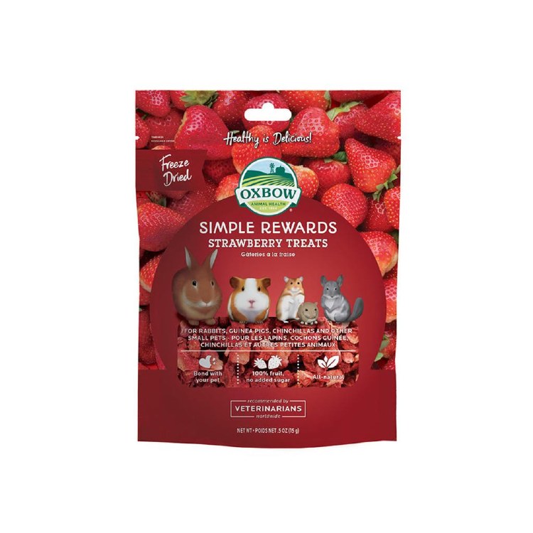 Oxbow Simple Rewards Strawberry Treat