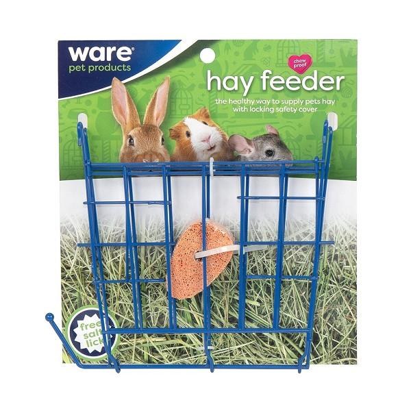 Ware Hay Feeder+Salt Lick 8x2x9in