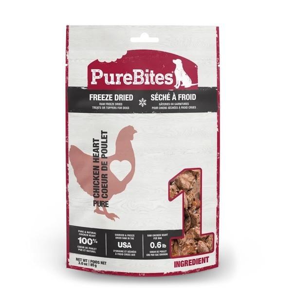 PureBites Chicken Hearts 85g