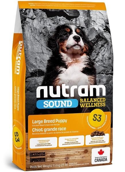 Nutram Sound Large Breed Puppy S3 11.4kg