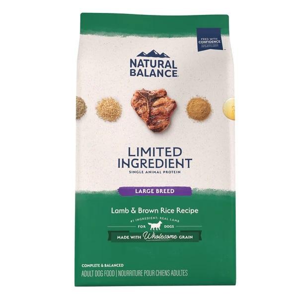 Natural Balance Large Breed Lamb & Rice 26lb