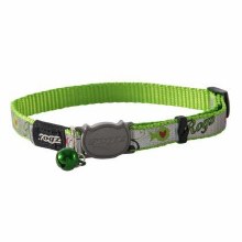 Rogz Cat Collar Reflecto Lime 8-12in
