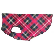 Goldpaw Stretch Fleece Red Plaid 16