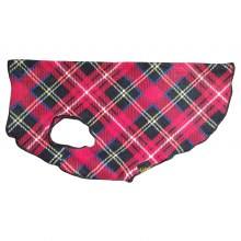 Goldpaw Stretch Fleece Red Plaid