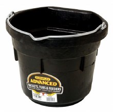 Rubber Flat Back Bucket 8qt