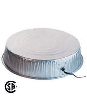 Poultry Fountain Galvanized Heated Base