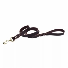 Circle-T Leather Leash Brown 5/8x6
