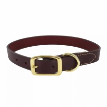 Circle-T Leather Collar Brown 24"