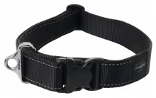 Rogz Landing Strip Collar Bk