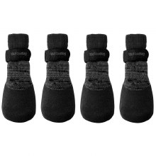 Rubber Dipped Socks Black