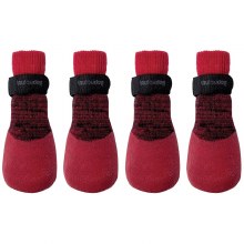 Rubber Dipped Socks Red