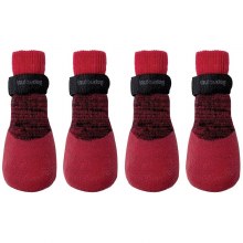 Rubber Dipped Socks Red 5
