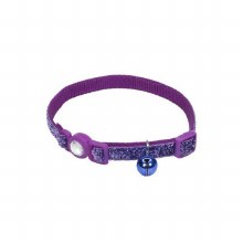 Coastal SafeCat Glitter Collar Purple