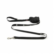 Smoochy Poochy Hands Free Leash 1x 8' Bk