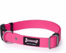 Smoochy Poochy Poly Collar M Hot Pink