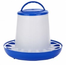 Poultry Feeder Plastic 15lb Blue