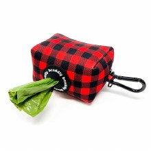 Bag Holder- Bcuddley Red Plaid