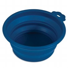 Travel Bowl- Collapsible 3 cup Blue