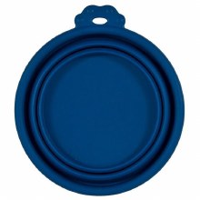 Additional picture of Travel Bowl- Collapsible 3 cup Blue