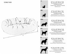 Additional picture of Bowser Donut Bed Medium 27"x35" Bark