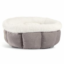 Microfiber Cozy Cup Bed Grey
