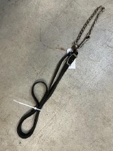 Leather Lead Rope w Chain