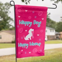 Garden Flag- Happy Dog Happy Home