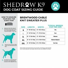 Additional picture of ShedK9 S-M Gy Cable Sweater
