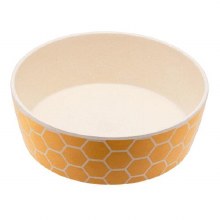 Bowl- Bamboo Honeycomb Pattern L