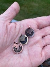 Additional picture of Hoof Pendant Copper
