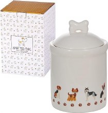 Treat Jar- Ceramic Dogs