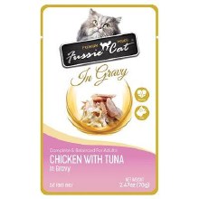 FussieCat Chick/Tuna Gravy 2.47oz