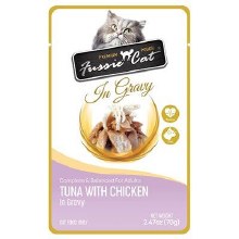 FussieCat Tuna/Chick Gravy 2.47oz