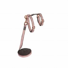Harness-Cat Pink w Leash