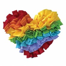 FFB Rainbow Heart Snuffle Mat