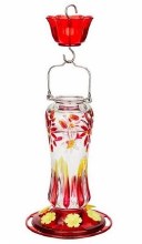 Hummingbird Glass Feeder/Moat 16oz