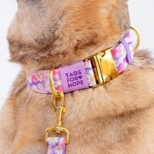 Additional picture of TFH Collar S Lilac Flower Power