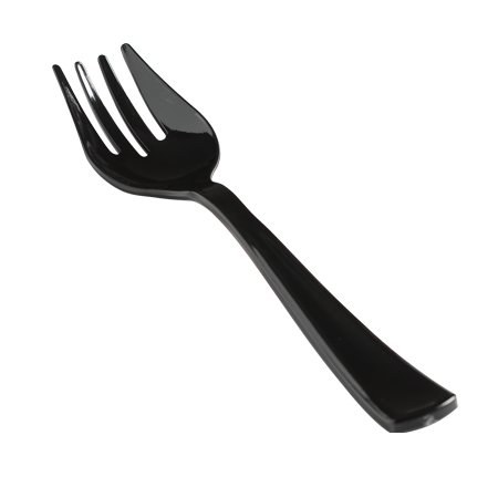 10" Extra Heavy Serving Fork,Black-Case