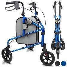 3 WHEEL ROLLATOR BLUE
