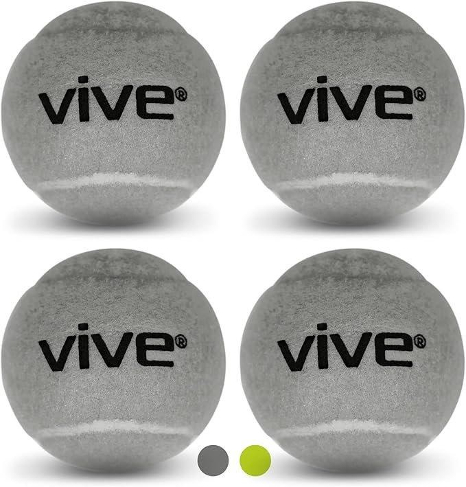 TENNIS BALL WALKER GLIDES GREY