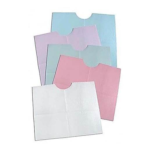 Contour Bib, 3-Ply, Lavender, 18" x 22"