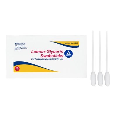 Lemon Glycerin Swabsticks