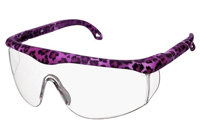 Printed Full-Frame Adjustable Eyewear- Leopard Print Purple