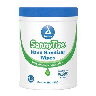 Hand Sanitizer Wipes with Moisturizing Aloe