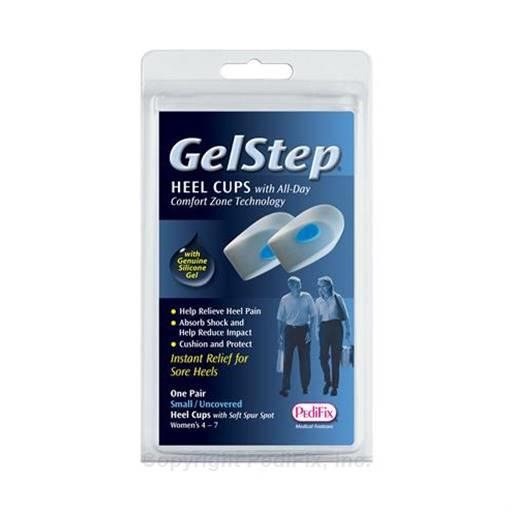 PediFix GelStep Heel Cups with Soft Spur Spot- Small