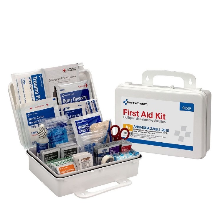 Bulk Plastic 25-Person First-Aid Kit